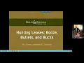 Hunting Leases Why Booze Bullets Bucks Don t Mix