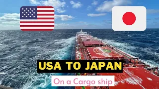 Download USA to JAPAN on a cargo ship | 10 days timelapse | Life inside, bad weather, thunderstorm MP3