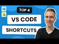 Top 4 VS Code Shortcuts for JS Developers