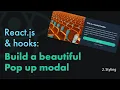 How to build a React js modal with hooks Part 2 styling