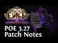Reading Patch notes for 3 27