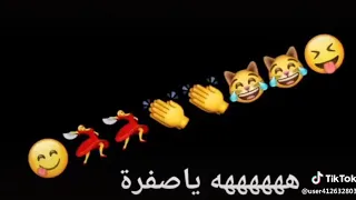 انا هغني واسمعك واجيب الشبشب وارقعك ياصفره هههه   حالات واتس دندنها