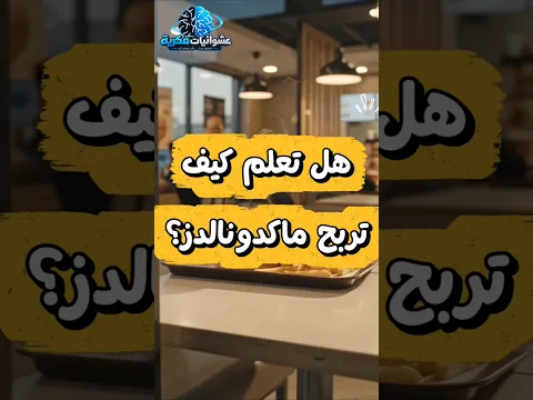 كيف تربح ماكدونالدز؟!