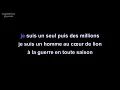 zazie | je suis un homme | lyrics | paroles | letra |