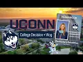 UCONN College Decision and Admitted Student Tour Vlog
