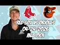Boston Red Sox vs Baltimore Orioles 26 MLB Pick Prediction MLB Betting Tips