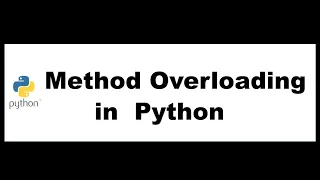 Python Bangla Tutorials 55 Method Overloading