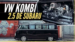 VW KOMBI MALVADA COM MOTOR 2.5 de SUBARU COM RONCO DE M-U-S-C-L-E-C-A-R