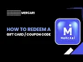 How to Redeem a Gift Card or Coupon Code on Mercari Step-by-Step Guide 2026