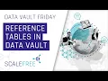 When to Use Reference Tables in Data Vault