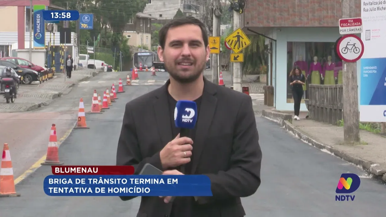 Briga de trânsito termina em tentativa de homicídio