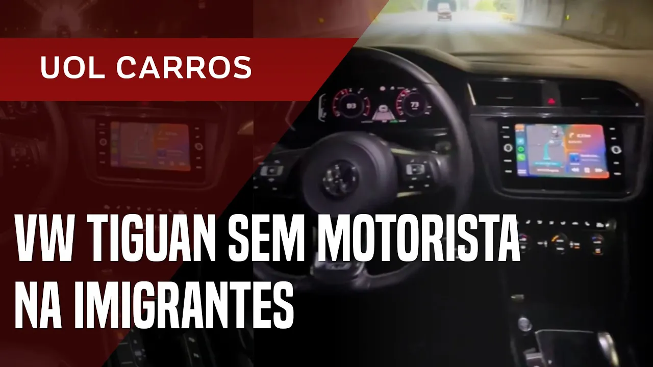Vídeo mostra VW Tiguan descendo a serra sem motorista na Imigrantes; veja