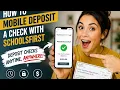 How to mobile deposit a check with SchoolsFirst