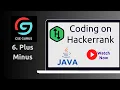 6 Plus Minus Hackerrank JAVA