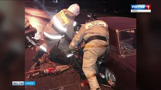 Серьёзная авария произошла сегодня в Омске