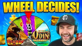 We let the WHEEL DECIDE MY BONUS BUYS SPUN IN a 500 per SPIN BONUS Bonus Buys