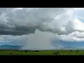 Microburst with Rainbow in scenic Sonoita Arizona