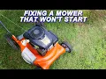 Fixing A Husqvarna Mower That Won t Start When Cold