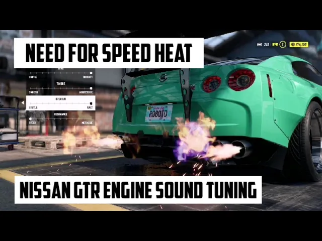 NEED FOR SPEED HEAT | NISSAN GTR ENGINE SOUND TUNING