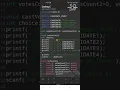 VOTING ELECTION PROGRAM SYNTAX AND FLOWCHART