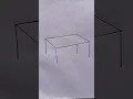 How to draw a easy Table step by step for kids