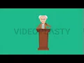 Professor Speaking on the Podium Animation MOV GIF