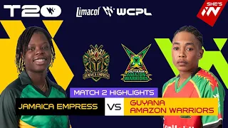 Highlights | Guyana Amazon Warriors Womens vs Jamaica Empress | WCPL 2026