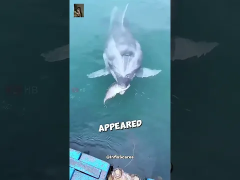 This Dolphin Brought a Special Gift to Save His Wife ❤️🐬 #shorts