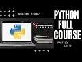 Lists In Python Part 3 -