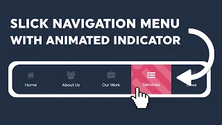 Building a Slick Navigation Menu With Animated Indicator HTML CSS Vanilla JS