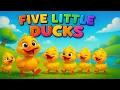 Download Lagu 5 Little Ducks – Learning Great Kids Music Video \u0026 Nursery Rhyme