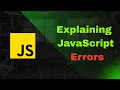 Explaining JavaScript Errors bangla Common JS Errors bangla