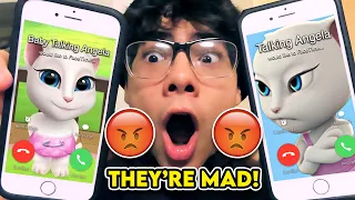 DO NOT FACETIME BABY ANGELA AND TALKING ANGELA AT THE SAME TIME THEY GOT MAD 