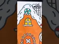 Coloring a Gingerbread House