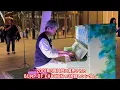 [ストリートピアノ]平成の名曲！バンプの天体観測を夜の街で弾いてみた[BUMP OF CHICKEN]