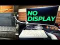 Solving No Display in PC Orange light blinking in computer No Display Dell Optiplex Orange Light