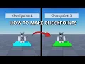 How To make Checkpoints ROBLOX STUDIO 2026