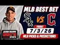 White Sox at Guardians 26 MLB Best Bet - MLB Betting Predictions Jason Sharpe Doc Sports