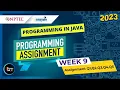 NPTEL Programming In Java WEEK9 Programming Assignment Solutions Swayam July 2023 IIT Kharagpur