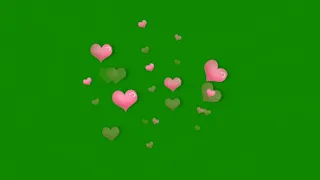 Pink heart overlay green screen Heart emoji green screen Green screen cartoon