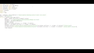 Python to Microsoft Word - Bulk document merge print
