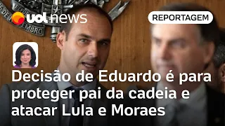 Eduardo Bolsonaro nos EUA é para proteger o pai e ampliar ataques a Lula, Moraes e STF, diz Landim