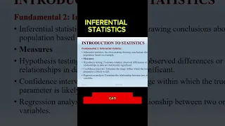 Inferential statistics in 8 sec