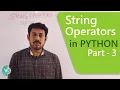Stride operator Stride operator in python String operators in python - Part 3