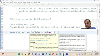 Java Interview Question Count Each Character Using Streams