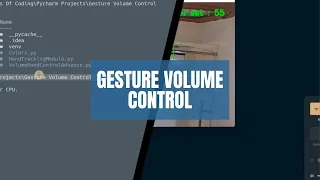 Gesture Volume Control in Python murtazasworkshop
