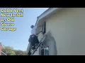 How I added a gable vent to fix a hot stuffy garage - DIY Ventilation Upgrade Stucco Repair