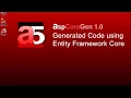 AspCoreGen Using Entity Framework Core - EF Core ASP NET Core Code Generator