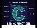 C Language Tutorial-36 String functions in C