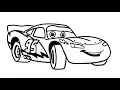 How to Draw Lightning McQueen - Easy Step-by-Step Tutorial